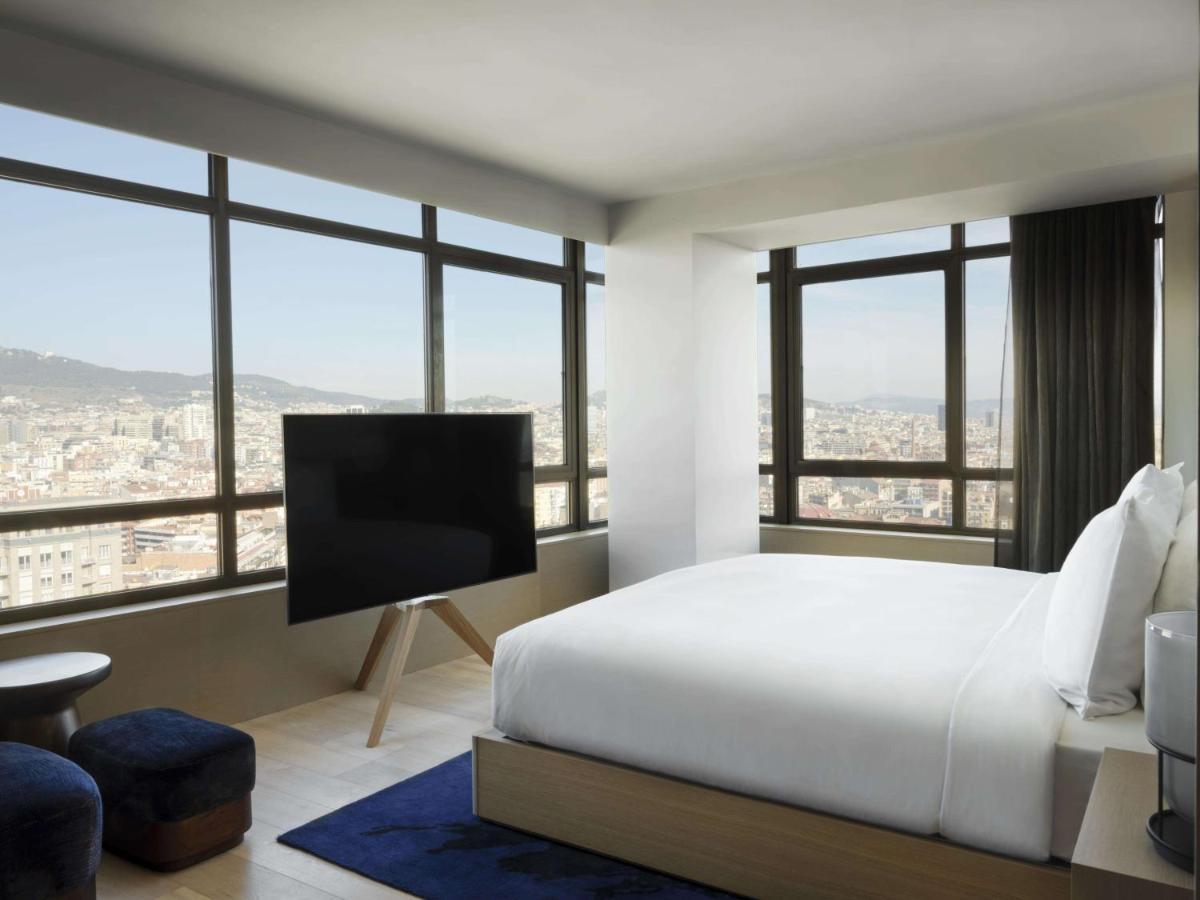 Nobu Hotel Barcelona Bagian luar foto A bedroom at the hotel